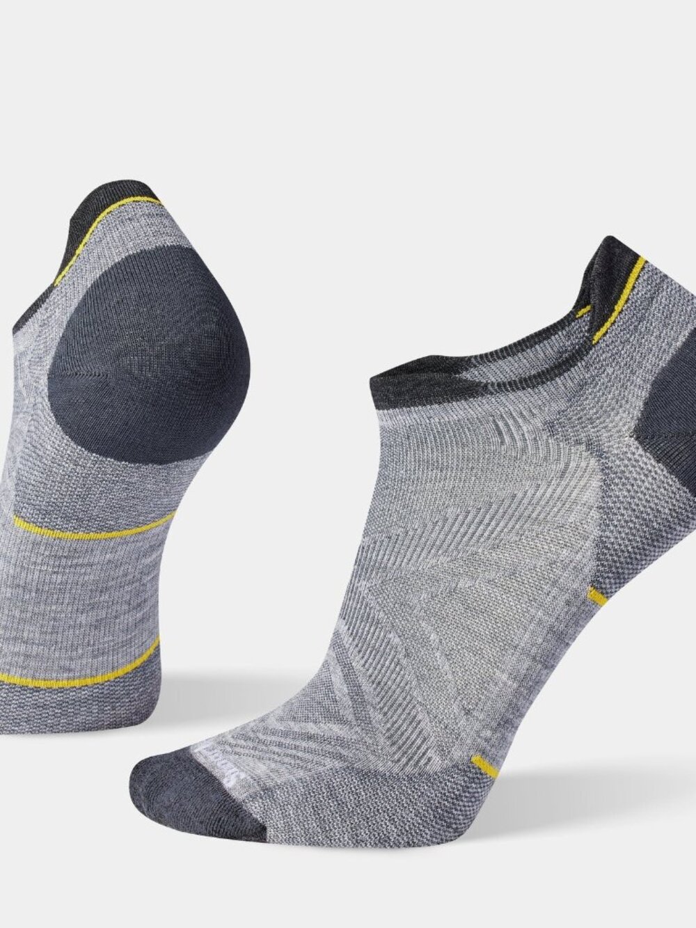 SMARTWOOL (2x) Merino Wool Run Carrera Ankle Socks Deep Navy White Large NWT